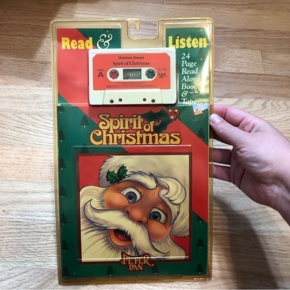 Vintage Read & Listen Book Cassette Tape NEW Spirit of Christmas Santa Clause